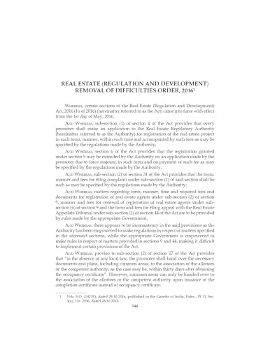 Lawmann's Real Estate (Regulation and Development) Act, 2016 | Bare Act with Comments