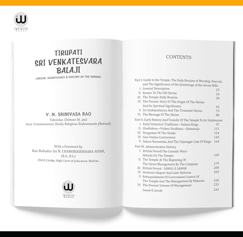 Tirupati Sri Venkatesvara Balaji | V.N. Srinivasa Rao | Tirumala Tirupati Balaji Story Book In English Books | Govinda Venkateshwara Devasthanam | Ttd | Hindu Spiritual Religious Hinduism |