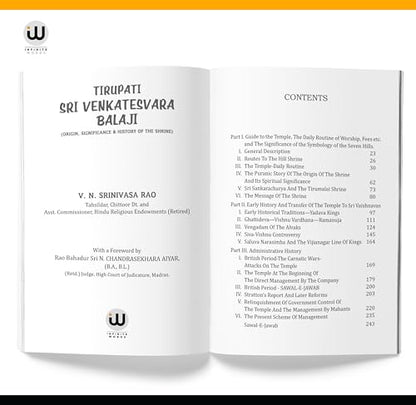 Tirupati Sri Venkatesvara Balaji | V.N. Srinivasa Rao | Tirumala Tirupati Balaji Story Book In English Books | Govinda Venkateshwara Devasthanam | Ttd | Hindu Spiritual Religious Hinduism |