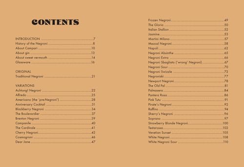 The Little Book of Negroni: A celebration of the world’s favourite apéritif: cocktail recipes