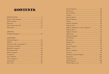 The Little Book of Negroni: A celebration of the world’s favourite apéritif: cocktail recipes
