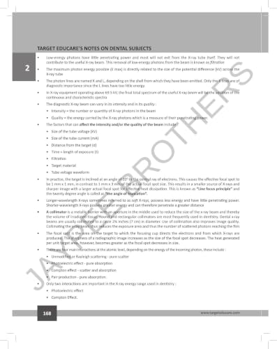 Target Educare’s Notes on Dental Subjects (POD)