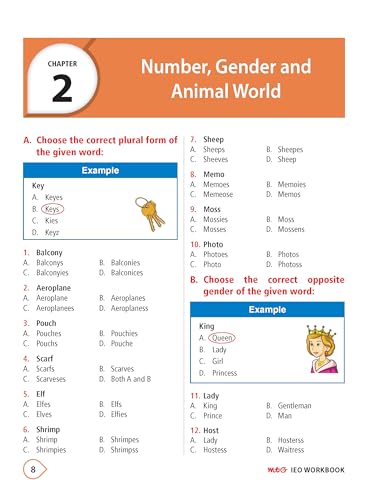 MTG International English Olympiad (IEO) Workbook Class 2 - Chapter-wise MCQs with Achievers Section - SOF Olympiad Books For 2026-27 Exam