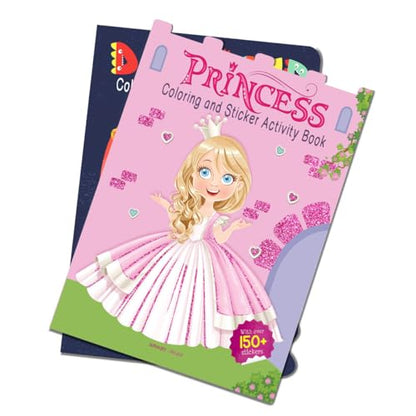 Princesses - Coloring and Sticker Activity Book (With 150+ Stickers)