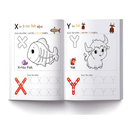 My Big Book of Patterns & Pencil Control: Interactive Activity Book to Practice Patterns, Numbers 1–20 & Alphabet | Ages 3–6 | Fun Early Learning Workbook