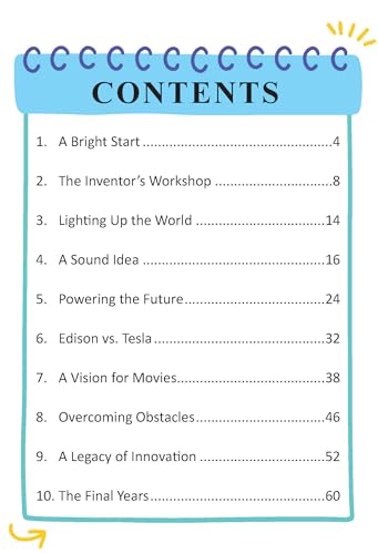 Thomas Edison Biography for Kids Age 6–12 Years – Inspiring Illustrated Biography Book from Icons of Inspiration Series | Discover Invention, Curiosity & Innovation