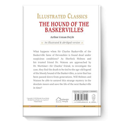 The Hound of the Baskervilles: Illustrated Abridged Children Classics English Novel With Review Questions (Hardback)