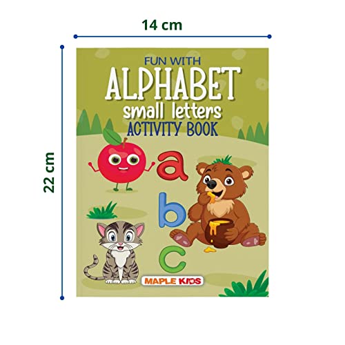 Brain Booster Activity Book Set (Set of 10 books) (Colourful Pages) - 3 Years to 5 Years Old - Learn and Practice ABC Capital and Small Letters, Mazes, Spot the Difference, Pencil Control, Dot to Dot, Mathematics - Fun Early Learning
