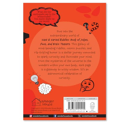 Vast and Varied Riddles Book of Jokes, Puns, and Brain Teasers