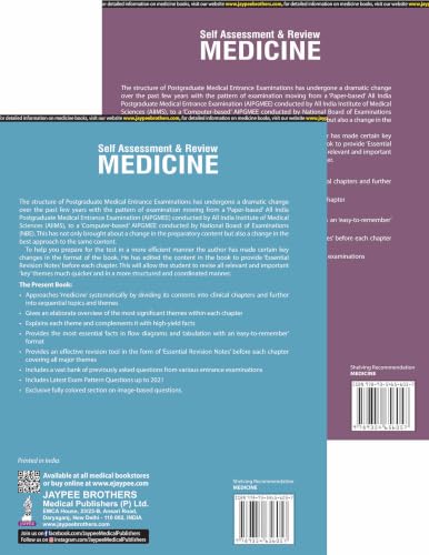 Self Assessment & Review Medicine (2 Vols Set), 14/E for NEET PG, INI-CET and FMGE Aspirants | Image-based Questions, Comparative Tables, Latest Exam Pattern MCQs, and NEET PG Solved Questions