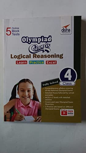 Olympiad Champs Logical Reasoning Workbook Class 4 with 5 Mock Online Olympiad Tests book cover