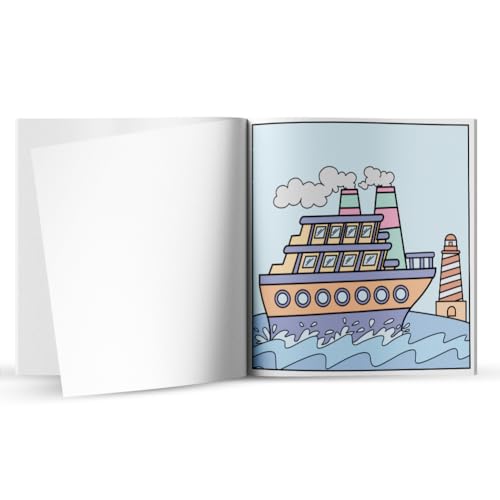 Transport Magic Coloring Book