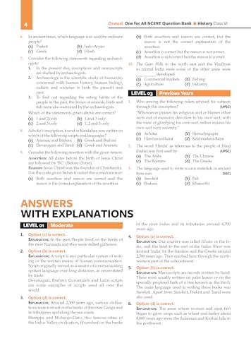 Oswaal NCERT One For All Book for UPSC & State PSCs | History Classes 6-12 (Old & New NCERT Edition) Latest Edition