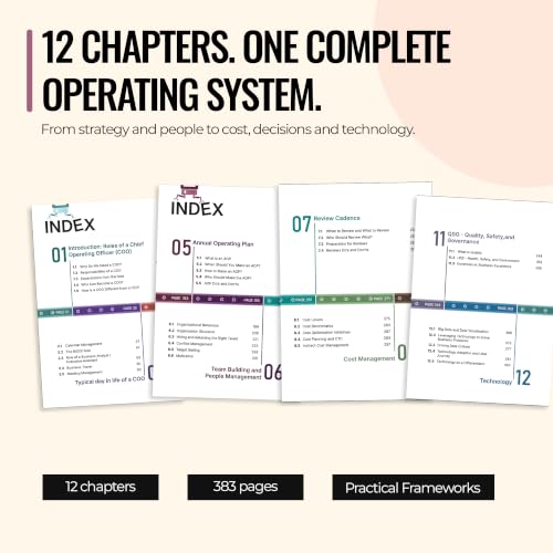 The COO Playbook: How COOs Think, Plan, Execute, and Lead Teams | Operations Management, Business Strategy, Leadership, Process Improvement, ... & Executive Management (Zebra Learn)