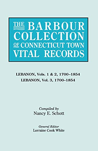 The Barbour Collection of Connecticut Town Vital Records [Vol. 22] book cover