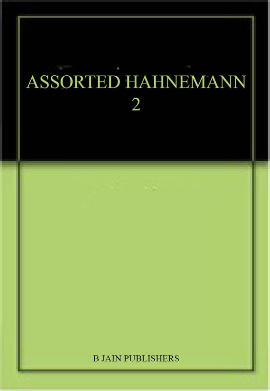 ASSORTED HAHNEMANN 2 book cover