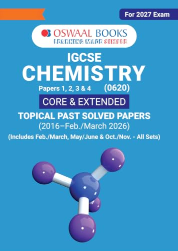 Oswaal IGCSE Topical Past Solved Papers l Chemistry (0620) | For 2027 Exam | With Oswaal AI