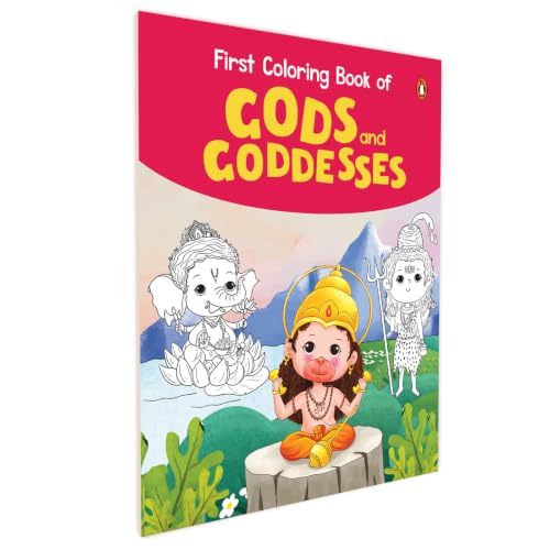 First Coloring Book of Gods & Goddesses: Captivating Copy Coloring book of Hindu Gods and Goddesses | Book for 3+ [Select Learning]