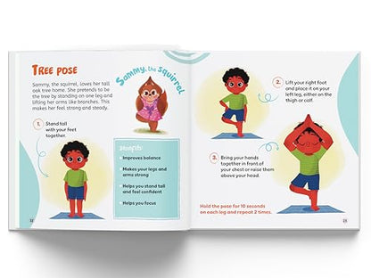 Yoga for Kids: Fun and Simple Yoga Poses I Step-by-Step Guide to Physical and Mental Well-being I Illustrated Asanas for Kids of All Ages I Ages 6+