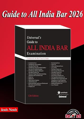 Universal’s Guide to All India Bar Examination (AIBE) | 12th Edition 2026 | Comprehensive Bare Act & Exam Preparation Book