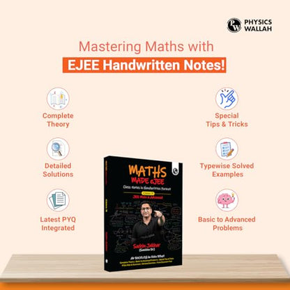 PW Maths Made EJEE Class 11 Handwritten Notes By Sachin Jakhar For JEE Main & Advanced Exams | Complete Theory, Basic to Advanced Problems, Special Tricks, PYQ, Detailed Solutions [Paperback] Sachin Jakhar