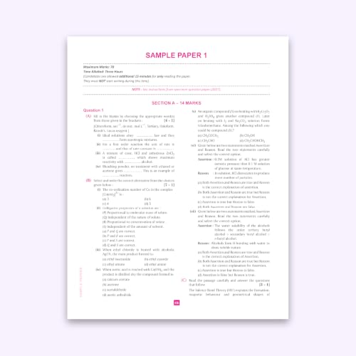 Vatsal ISC Chemistry Handbook Class 12th for Board Exam 2026-27 | Latest Question Formats Sample Paper | Question Bank - Nageen Prakashan