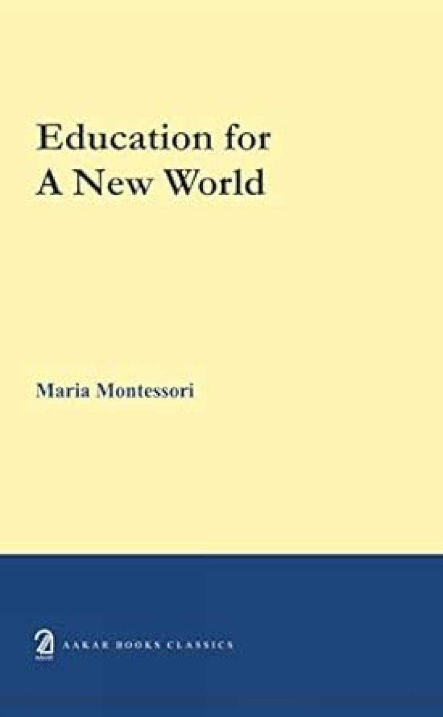 Education For a New World book cover