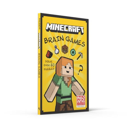 Minecraft Brain Games: An official illustrated Minecraft children’s puzzle book – perfect for kids into video games aged 7, 8, 9, 10 and 11 – new for 2025!