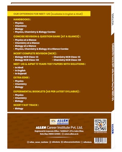 ALLEN Chemistry RACE DPP with Answer Key for NEET-UG in English