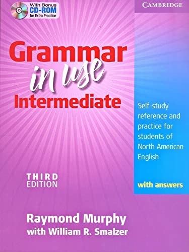 Grammar in Use Intermediate Students Book with Answers and CD-ROM: Self-study Reference and Practic book cover