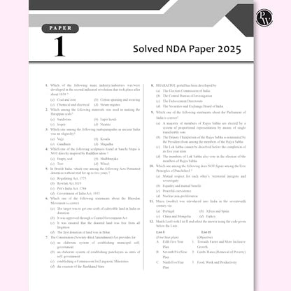 PW Shaurya NDA Book 2026 – NDA/NA General Knowledge | Latest 2025 Solved Paper | Geography, History, Economics, Political Science | Chapterwise Theory, PYQs, Practice Exercises