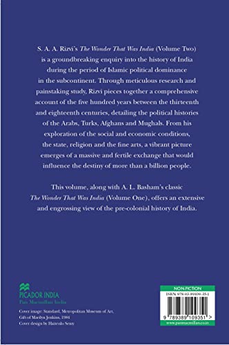 The Wonder That Was India: Volume II
