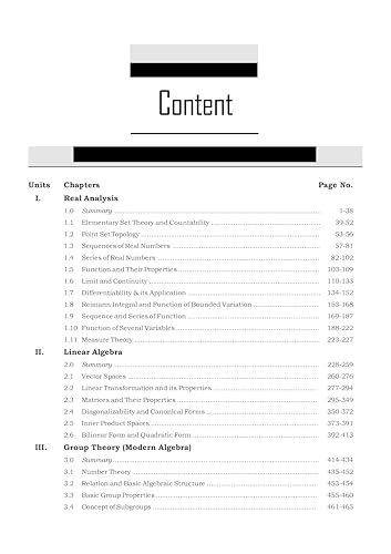 CSIR-NET/JRF Mathematics Previous Years Solved Papers Volume -1 Pure Mathematics 6th Edition (June 2011 to June 2024)