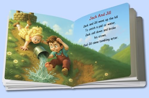 Nursery Rhymes Book - Board Book for Kids | Premium Quality Classic Rhymes Book for Kids | Early Learning Activity Book | Ages: 2 - 6 Years | Two Brothers Publications