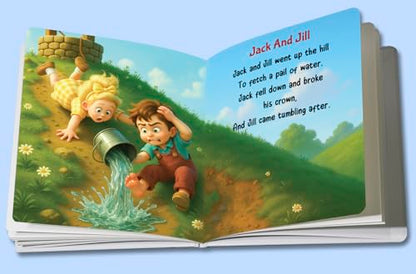 Nursery Rhymes Book - Board Book for Kids | Premium Quality Classic Rhymes Book for Kids | Early Learning Activity Book | Ages: 2 - 6 Years | Two Brothers Publications