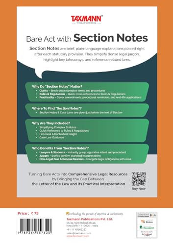 Taxmann's Registration Act 1908 [Bare Act without Comments | AIBE] – Complete Statutory Text with Section 17 on Compulsory Registration and Section 49 on the Effect of Non-registration