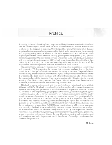 Introduction To Surveying And Geomatics Engineering With Multiple Choice Questions (Pb 2024)