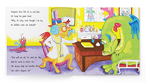 Driggety Droo: The Very Determined Dragon -A Fun Story About Never Giving Up,Age Group: 5+,Children's Illustrated Picture Book About Important Life Lessons for Kids,Explore Magical World of Dragons