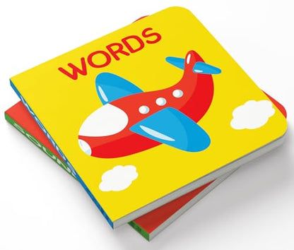 My First Words – Mini Early Learning Board Book | Discover First Words with Bright Pictures of Everyday Objects, Animals & Food | Durable Pocket-Sized ... (Ages 1–3 Years) (My First Early Learning)