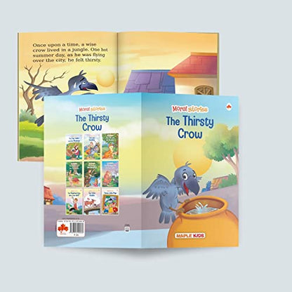 Moral Story Books for Kids (Illustrated) - English Short Stories with Colourful Pictures - Bedtime Children Story Book - 3 Years to 6 Years Old ... Aloud to Infants, Toddlers (Set of 10 Books)