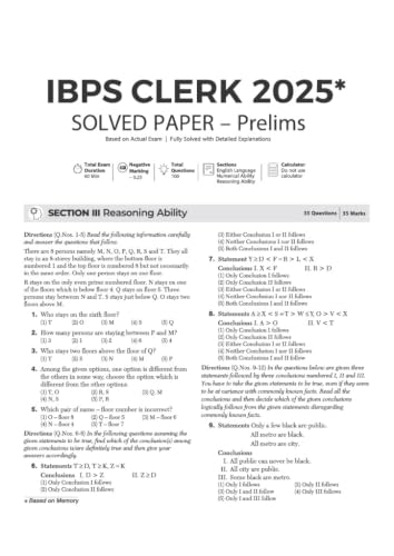Arihant IBPS Clerk Exam 2026 | 20 Solved Papers for Prelims & Mains | Based on Latest Exam Pattern | Smart Strategy & Alternate Methods | Chapterwise Questions with Difficulty Levels