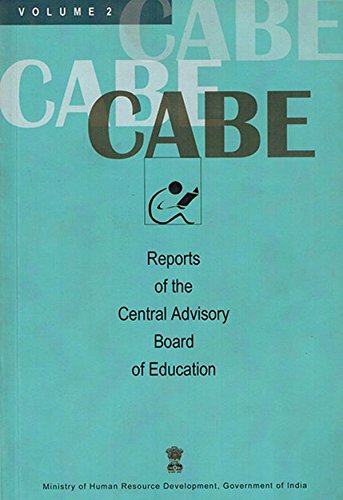 CABE:REPORTS OF THE CENTRAL ADVISORY book cover