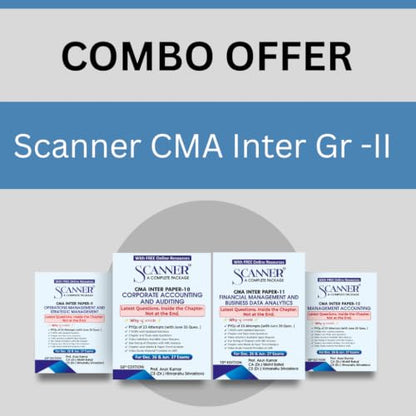 CMA Inter Group II | Dec'26 , Jun'27 Exam | Solved Papers with PYQs (Included June 2026) | Shuchita Prakashan: 1 (Scanner Series)