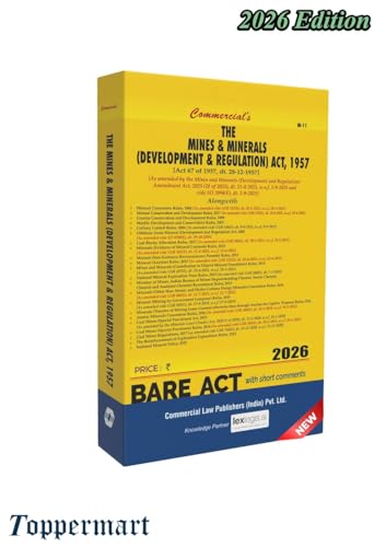 The Mines and Minerals (Development and Regulation) Act, 1957 Edition 2026