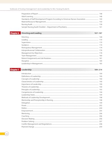 Textbook Of Nursing Management And Leadership For Bsc Nursing Students 2Ed (Pb 2025)