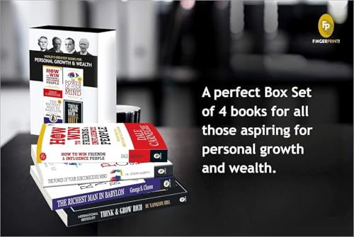 World’S Greatest Books For Personal Growth & Wealth (4 Books Boxset) Motivational | Life-Lesson | Self Help | Gift Pack | Premium Paperback | Think & Grow Rich | Power Of Your Subconscious Mind & More