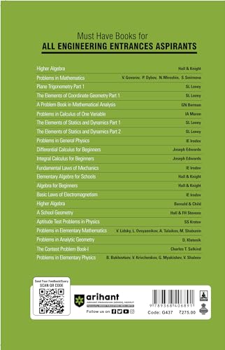 Arihant Classic Texts Series Problems in Calculus of One Variable by IA Maron | Calculus Book for JEE Advanced, Engineering Entrance, Olympiads and Competitive Exams 2025