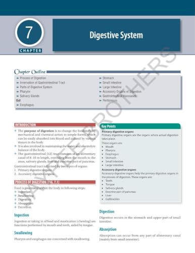 Textbook of Anatomy & Physiology for GNM Students, 3/E | As per INC Syllabus | Diagrams, Dissection Photographs, Memory Joggers and Normal Values
