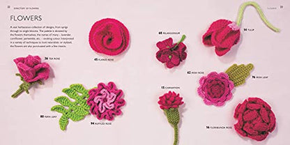 100 Flowers to Knit & Crochet: A Collection of Beautiful Blooms for Embellishing Clothes, Accessories, Cushions and Throws