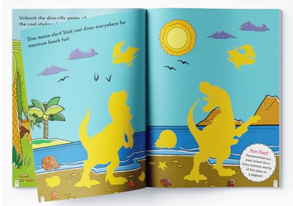 Jurassic Journey - Dinosaur Sticker Activity Book For Kids